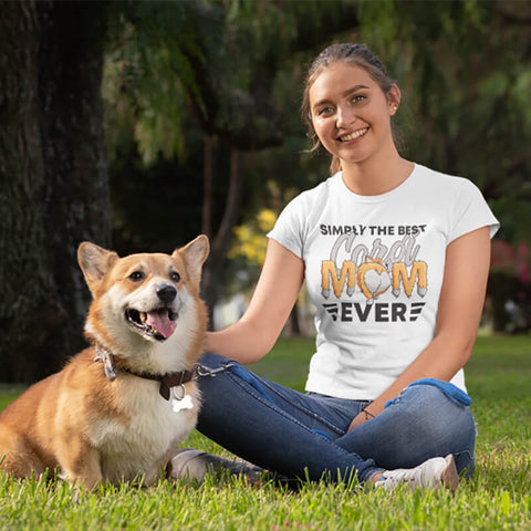 Image of Simply The Best Corgi Mom Ever T-shirt