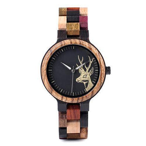 You & Me Engravable Wooden Wristwatch Set