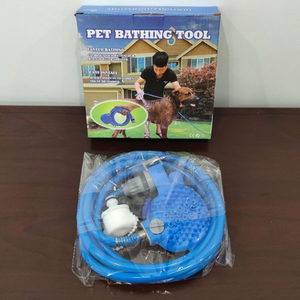 Jolly Pet 2in1 Portable Bath Tool - Sprayer & Scrubber for Dogs, Cats & More