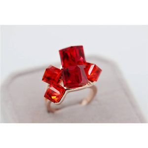 Fashion-forward Cubic Ladies Crystal Ring