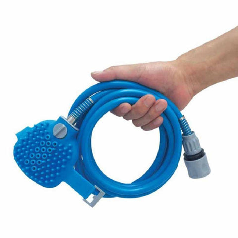 Image of Jolly Pet 2in1 Portable Bath Tool - Sprayer & Scrubber for Dogs, Cats & More
