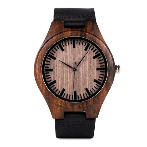 Special Wooden Handmade Customized Personal Gift Watch For Men