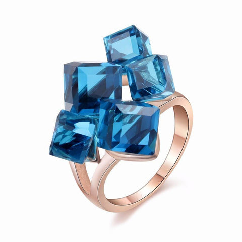 Image of Fashion-forward Cubic Ladies Crystal Ring